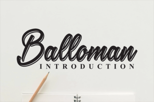 Balloman: A Fun Script Font for Branding