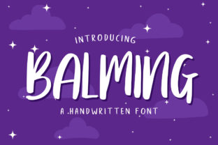 Balming: A Cute Handwritten Font for Small Business Branding