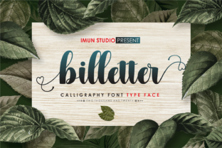 Billetter: A Handwritten Font for Editorial Design