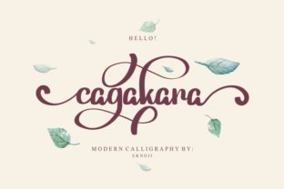Cagakara: A Handwritten Font for Your Brand