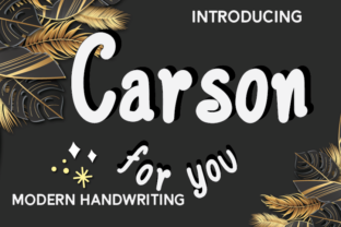 Carson: The Handwritten Font for Elegant Branding