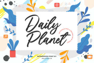 Daily Planet: A Handwritten Font for Modern Web Design