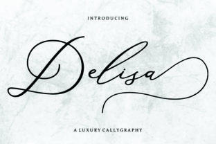 Delisa: A Modern Handwritten Font for Small Business Branding