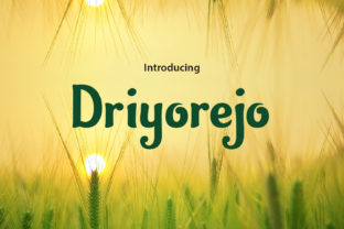 Driyorejo: A Handwritten Font for Authentic Editorial Design