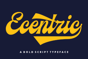 Ecentric: A Handwritten Font for Editorial Design