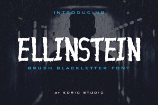 Ellinstein: A Bold Handwritten Font for Crafters