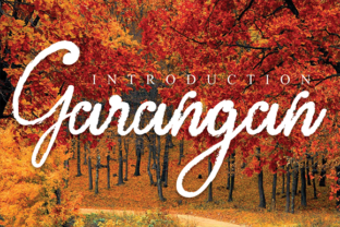 Garangan: A Handwritten Font for Authentic Editorial Design