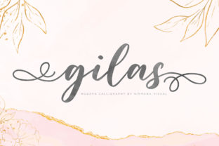 Gilas: The Elegant Handwritten Font for Your Brand