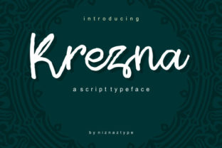 Krezna: The Authentic Handwritten Font for Crafters