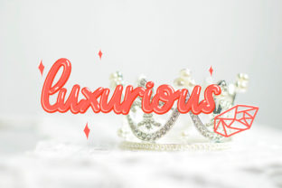 Luxurious: A Handwritten Font for Modern Web Design