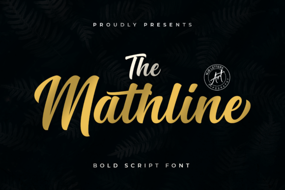 Mathline: A Bold Handwritten Font for Editorial Design