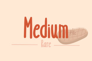 Medium Rare: A Quirky Handwritten Font for Makers