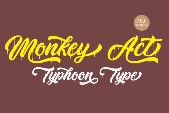 Monkey Act: A Vintage Handwritten Font for Crafters