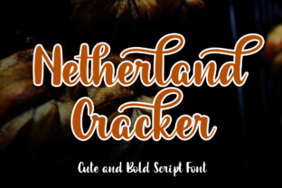 Netherland Cracker: A Charming Script Font for Crafters