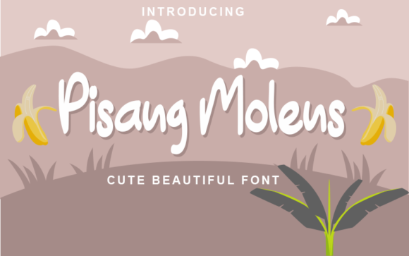 Pisang Molens: A Magical Handwritten Font for Elegant Branding