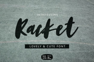 Racket: A Handwritten Font for Authentic Editorial Design