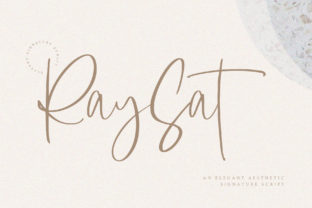 Raysat: A Premium Handwritten Font for Brand Identity