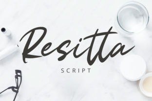 Resitta: The Authentic Script Font for Crafters