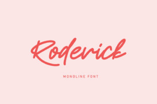 Roderick: The Handwritten Font for Small Business Branding