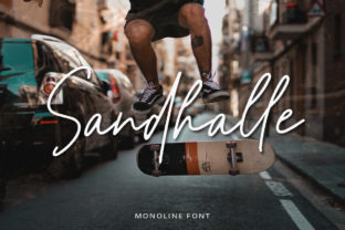 Sandhalle: A Modern Handwritten Font for Editorial Design
