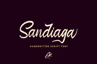 Sandiaga: A Sweet Handwritten Font for Branding