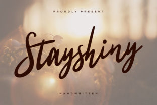 Stayshiny: A Handwritten Font for Authentic Editorial Design