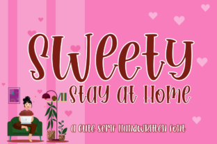 Sweety Stay at Home: A Handwritten Font for Small Business