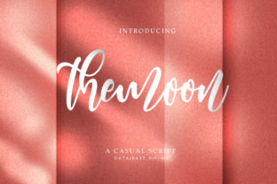 Themoon: A Flowing Handwritten Font for Editorial Design