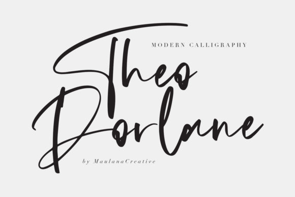 Theodorlane: A Handwritten Font for Authentic Editorial Design