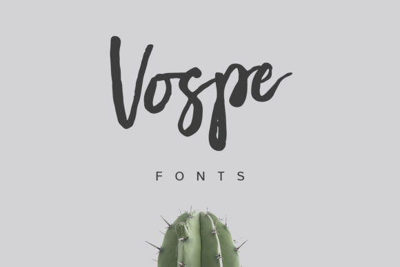 Vospe: A Handwritten Font for Makers