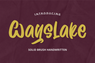 Wayslake: A Friendly Handwritten Font for Campaigns