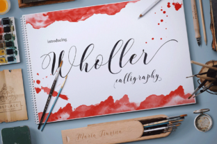 Wholler: A Handwritten Font for Elegant Editorial Design