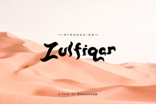 Zulfiqar: A Bold Handwritten Font for Modern Editorial Design